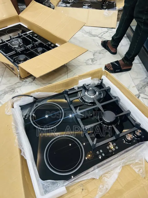Authentic Kenwood 60cm 2 Electric + 2 Gas Hob(Tempered Glass) · Photo 1