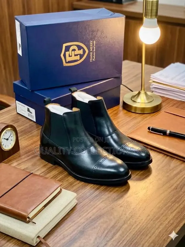 Frank Perry Leather Chelsea Boots · Photo 1