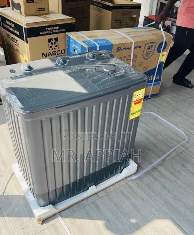 Check Out Durable Nasco 11kg Semi-Automatic Washing Machine(Gray) · Photo 1