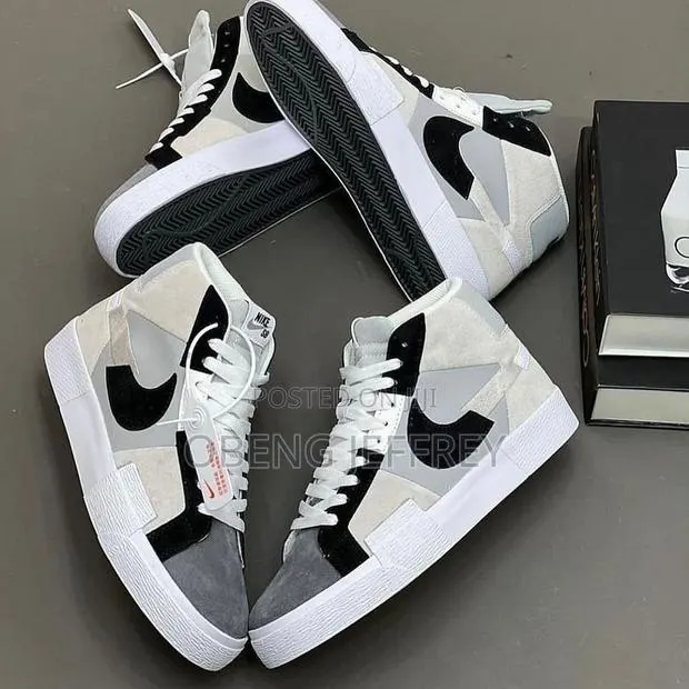 Original Nike Zoom Blazer Mid Gray/White · Photo 1