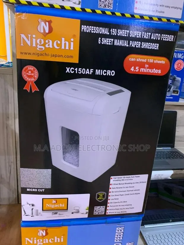 Brand New Nigachi Paper Shredder(150 Sheets) · Photo 1