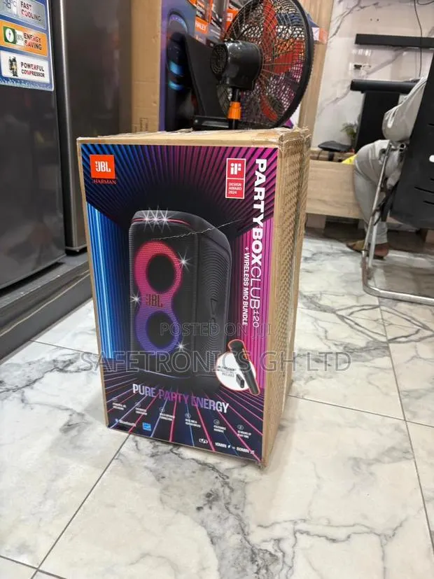 Design Best JBL Party Box Club 120 Bluetooth (Black) Speaker · Photo 1