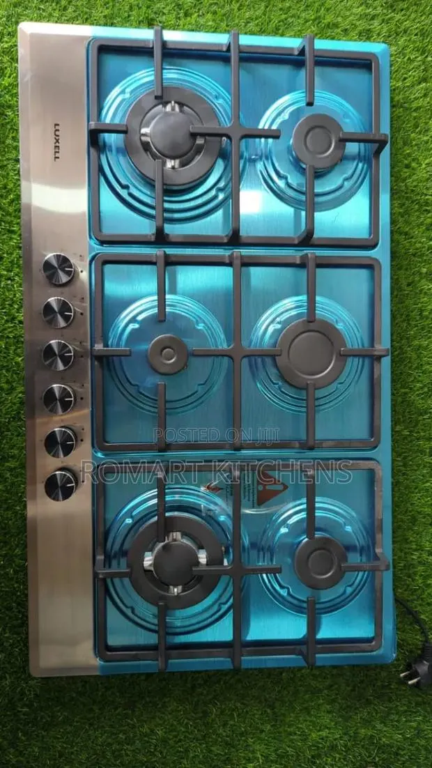 90cm Stainless Steel 6 Burner Hob · Photo 1