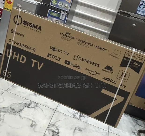 Kindly Purchase Sig-Ku65v6-S Sigma 65 Inch Led Smart Uhd Sigma Tv · Photo 1