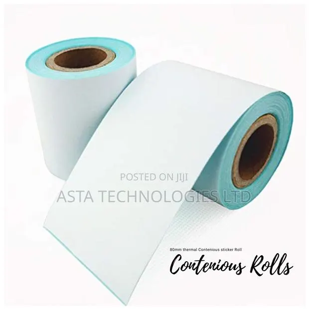 Sticker Roll Continuous 80mm Thermal · Photo 1