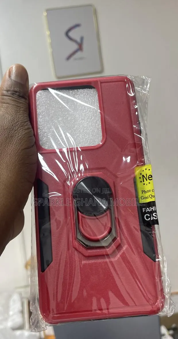 Motorola Moto Edge 2025 Protective Phone Case (Red Black) · Photo 1