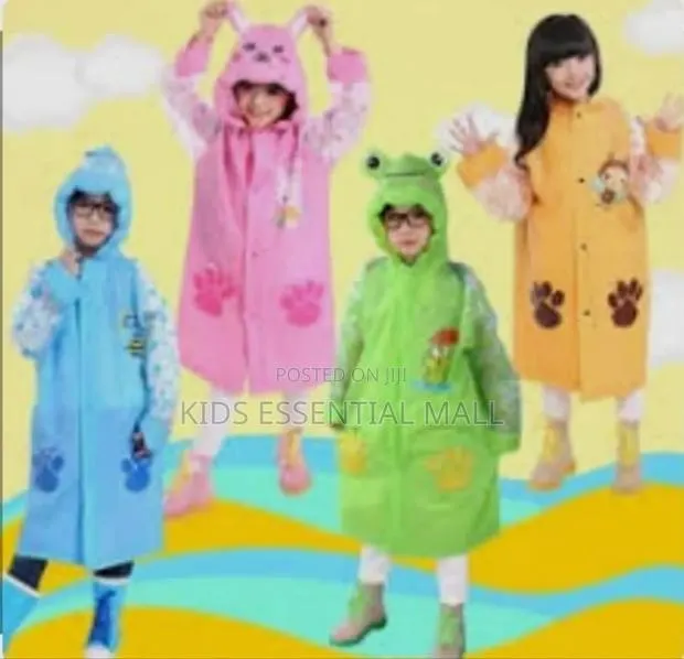 KCDS PVC Raincoat With Cartoon · Photo 1
