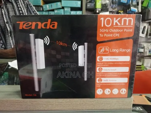 Tenda O6 10km 5ghz Outdoor Point to Point Cpe Long Range O6 · Photo 1