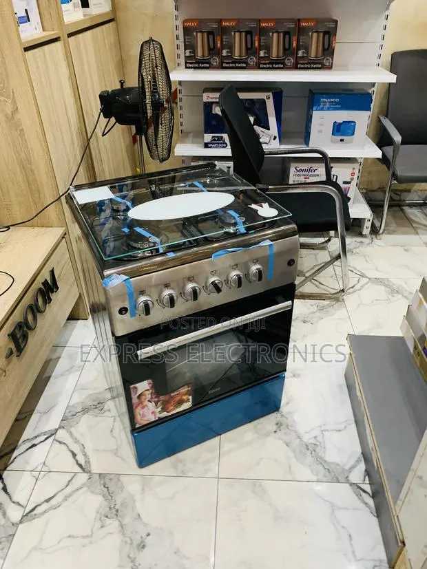 Mewly Sealed in Box Volcano Gas Cooker Oven 4burner New Line 60/60 · Photo 1