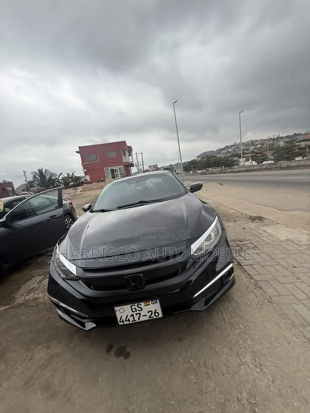 Honda Civic Sport Sedan 2020 Black · Photo 1