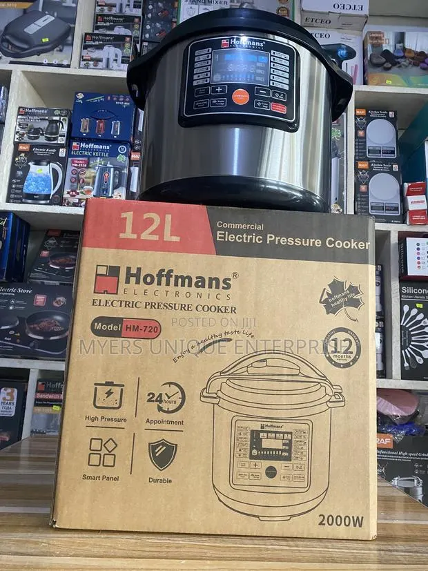 Hoffmans 2000W 12L Electric Pressure Cooker · Photo 1