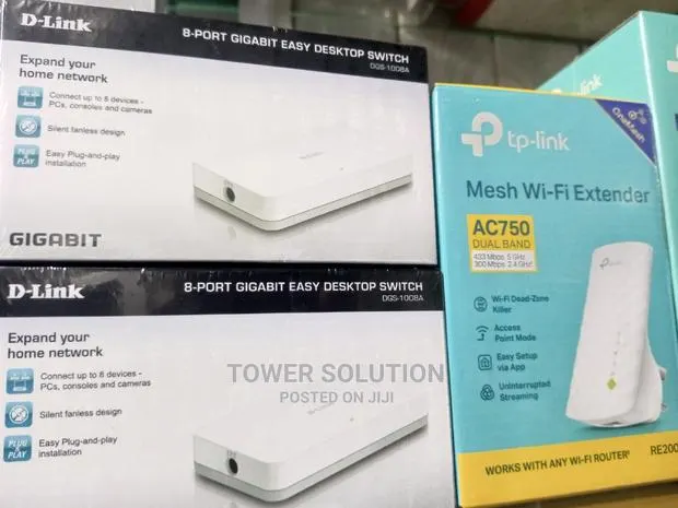 Switch 8p Gigabit D-Link · Photo 1
