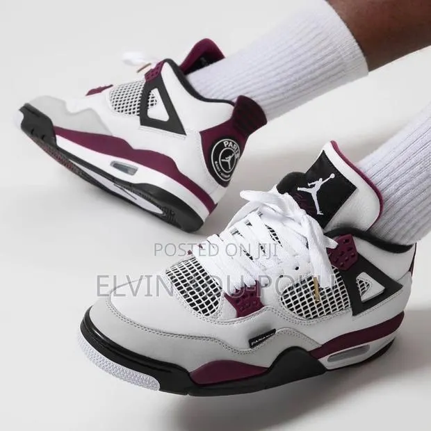 PSG Air Jordan 4 Retro Sneakers · Photo 1