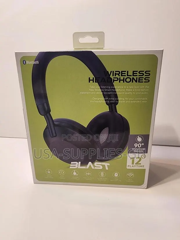 Blast Wireless Headphones With Bass Boost From Usa · Photo 1