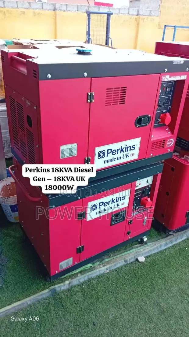 High Efficiency Perkins 18kva Three Phase Diesel Generator Uk 18000w · Photo 1