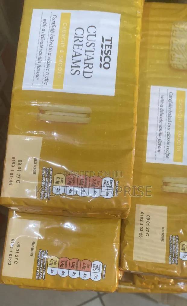 Tesco Custard Biscuits 400g · Photo 2