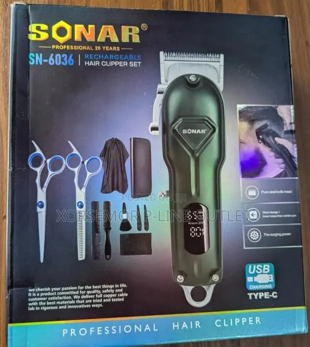 Sonar SN-6036 Chargeable Hair Clipper · Photo 1