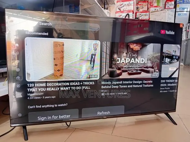 Brand New TCL 50” Smart Tv – Wi-Fi Enabled · Photo 1
