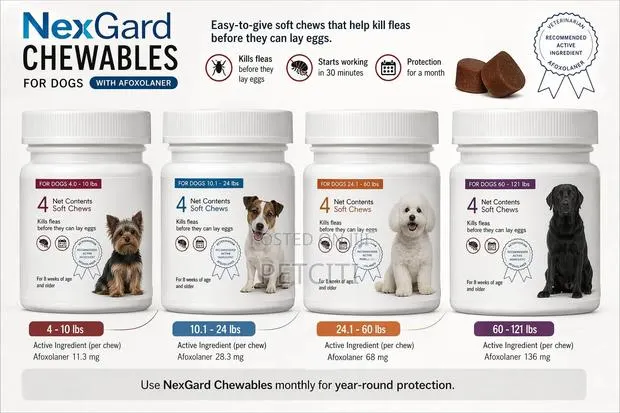 Dog Tick Flea Chew