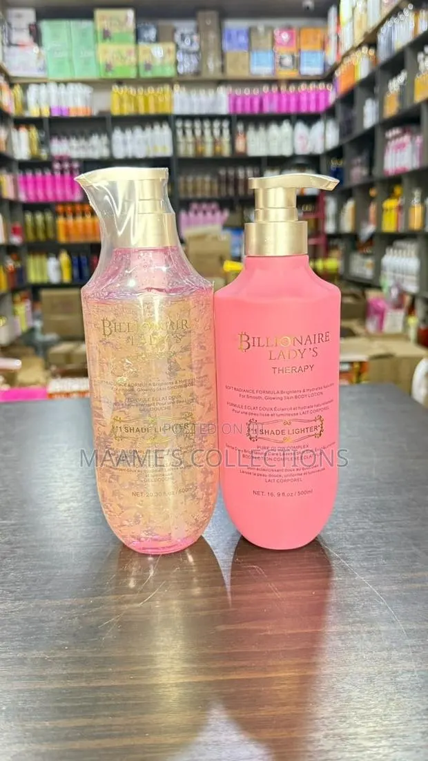 Billionaire Lady's Therapy 1 Shade Lighter Body Lotion and Shower Gel. · Photo 1