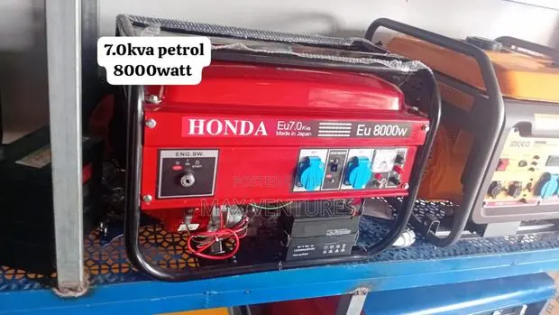 8000watt Honda Petrol 7.0kva Generator Keystart 7kva · Photo 1