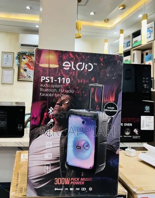 Order Eldo Ps1-110 Single 12" Speaker With Mic(300watt) · Photo 1