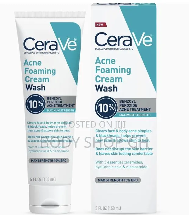 Acne Foaming Wash- Benzoyl Peroxide 10%, Hyaluronic Acid + Niacinamide · Photo 1