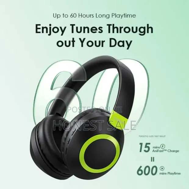 Oraimo Boompop 2 Enc Over-Ear Wireless Headphones
