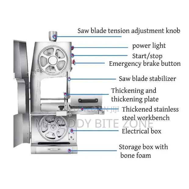 Commercial Stainless Steel Frozen Meat Cutter Machine · Photo 3