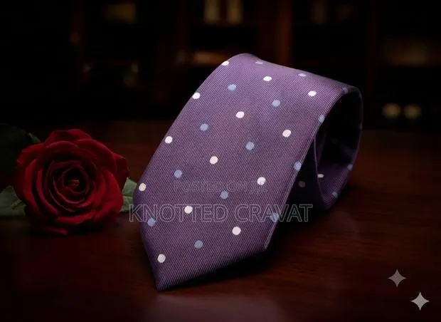 Purple Dotted Necktie · Photo 1