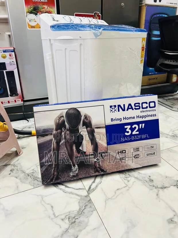 Check Out Affordable Nasco 32” Digital Satellite Television(Black) · Photo 1