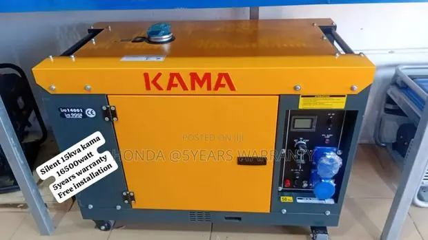Energy Saving Solution Kama Generator 15kva 16500watt Diesel · Photo 1