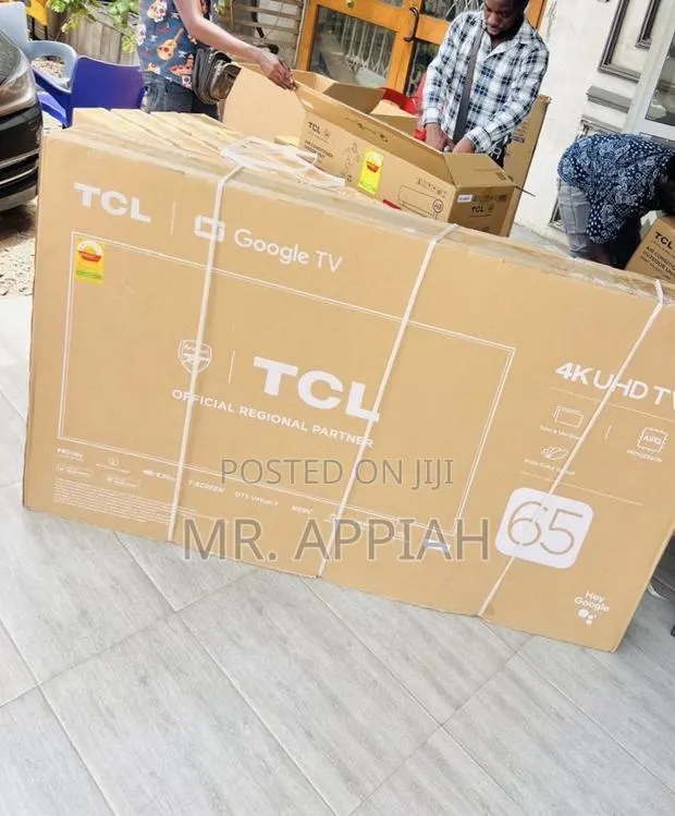 Get Sleek TCL 65” Uhd Smart Satellite Android TV(Remote Control) · Photo 1