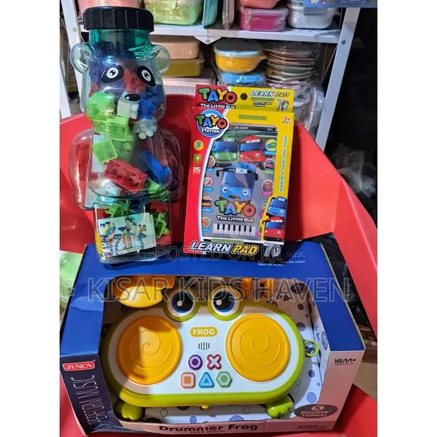 Kids Drum, Building Blocks and Learning Machine 9months to 2years · Photo 1