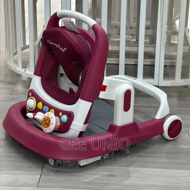 4 in 1 Baby Walker With Music, Push Walker and Feeding Tray · Photo 1