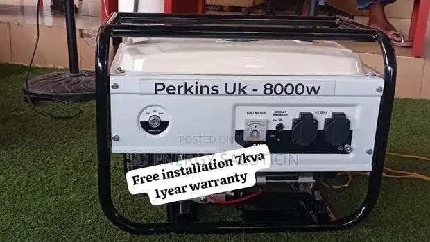 Perkins 7kva Petrol Genset – Quality Backup Power for Everyone 7kva · Photo 1