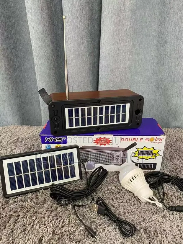 Solar Power Bulb Lights Music Box Player · Photo 1