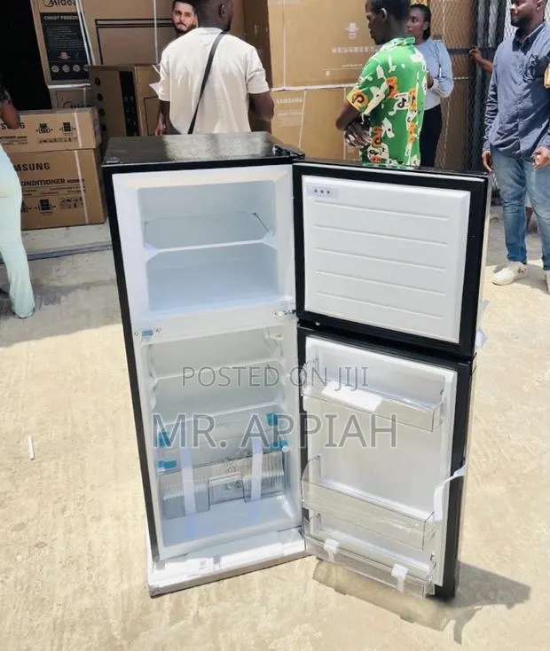 Top Mount Double Door Midea Refrigerator(Mdrt187)Gray · Photo 1