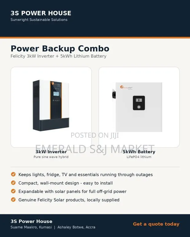 Solar Backup 3kw+5kwh · Photo 1