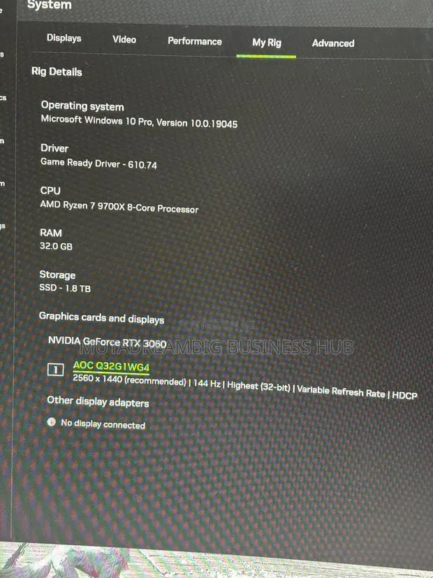 New Desktop Computer iBUYPOWER 32GB AMD SSD 2T · Photo 1