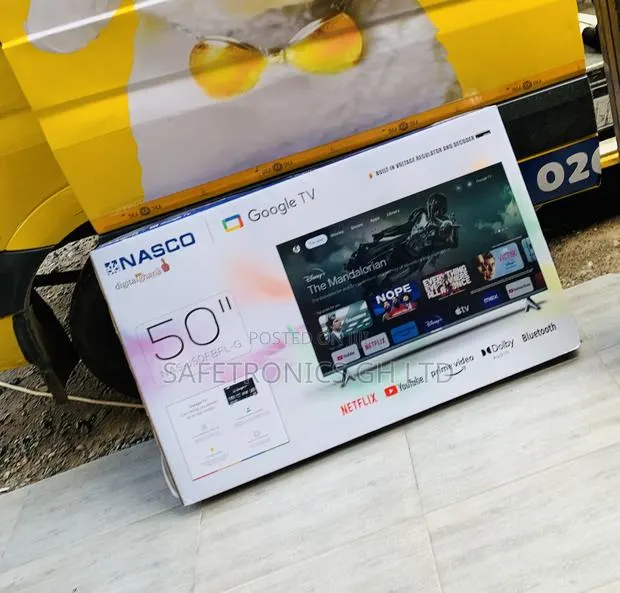 Secure Frameless Nasco 50" Uhd Smart Tv · Photo 1