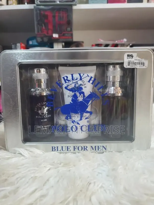 Beverly Hills Polo Club Blue Perfume, Shampoo and After Shave Lotion · Photo 1