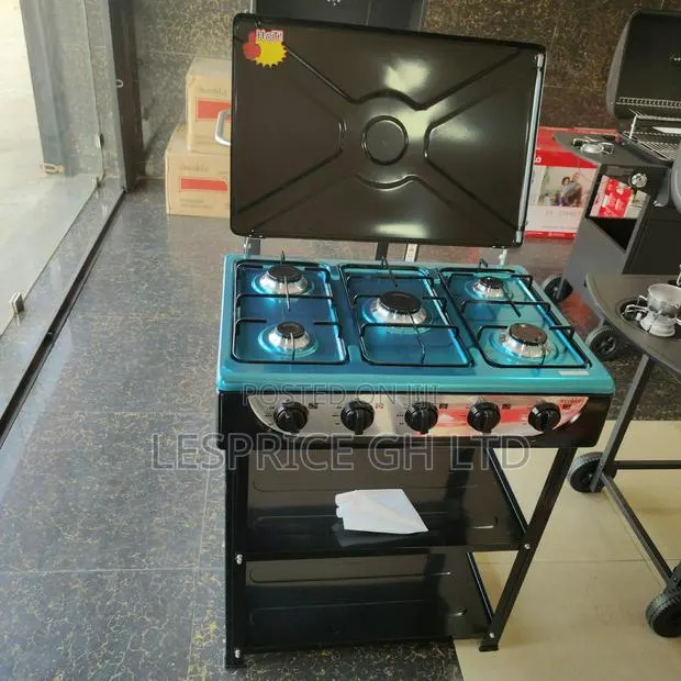 Super Efficient 5 Burner Gas Stove With Shelf From Decakila · Photo 1