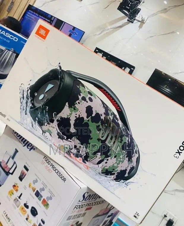 New Durable JBL Boombox 3 Portable Bluetooth Speaker(Waterproof) · Photo 1
