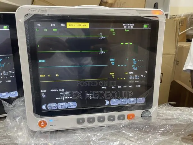 Cardiotech Patient Monitor + Stand + Battery ( Touch Screen ) · Photo 1