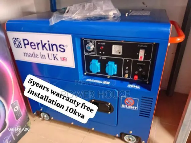 Zone Legacy Hub 10kv 13000watts Perkins Diesel Generator · Photo 1