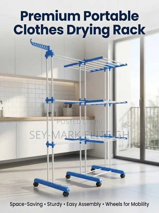 3 Tier Foldable Extendable Dry Rack · Photo 2