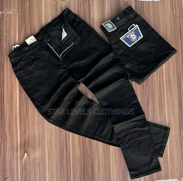 Pure Black Jeans Trousers Available Limited Stock for Men · Photo 1