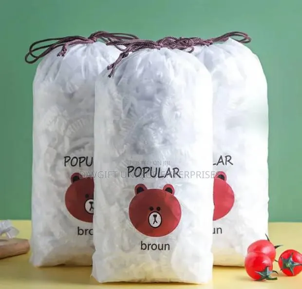 100pcs Rubber Food Covers · Photo 1