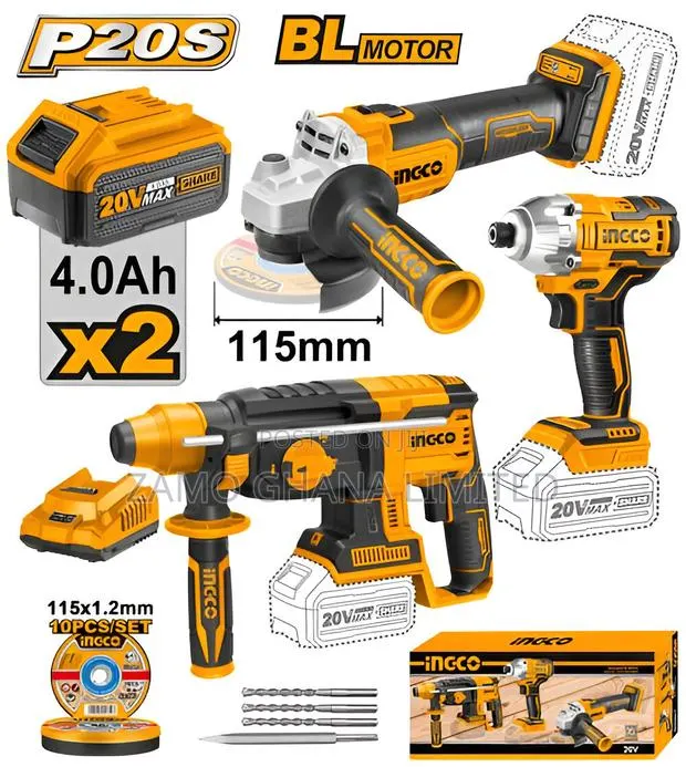 Lithium-Ion Cordless 3pcs Combo Kit - Cosli230521 · Photo 1